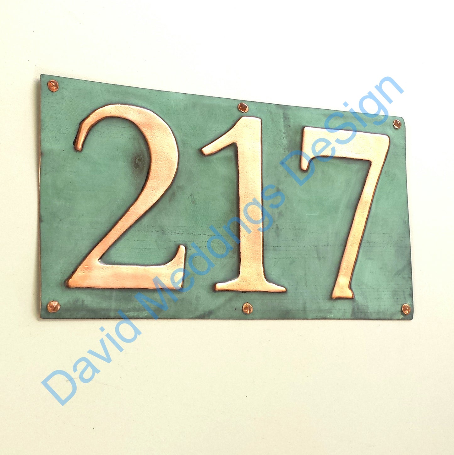 217 real copper green plaques traditional handmade