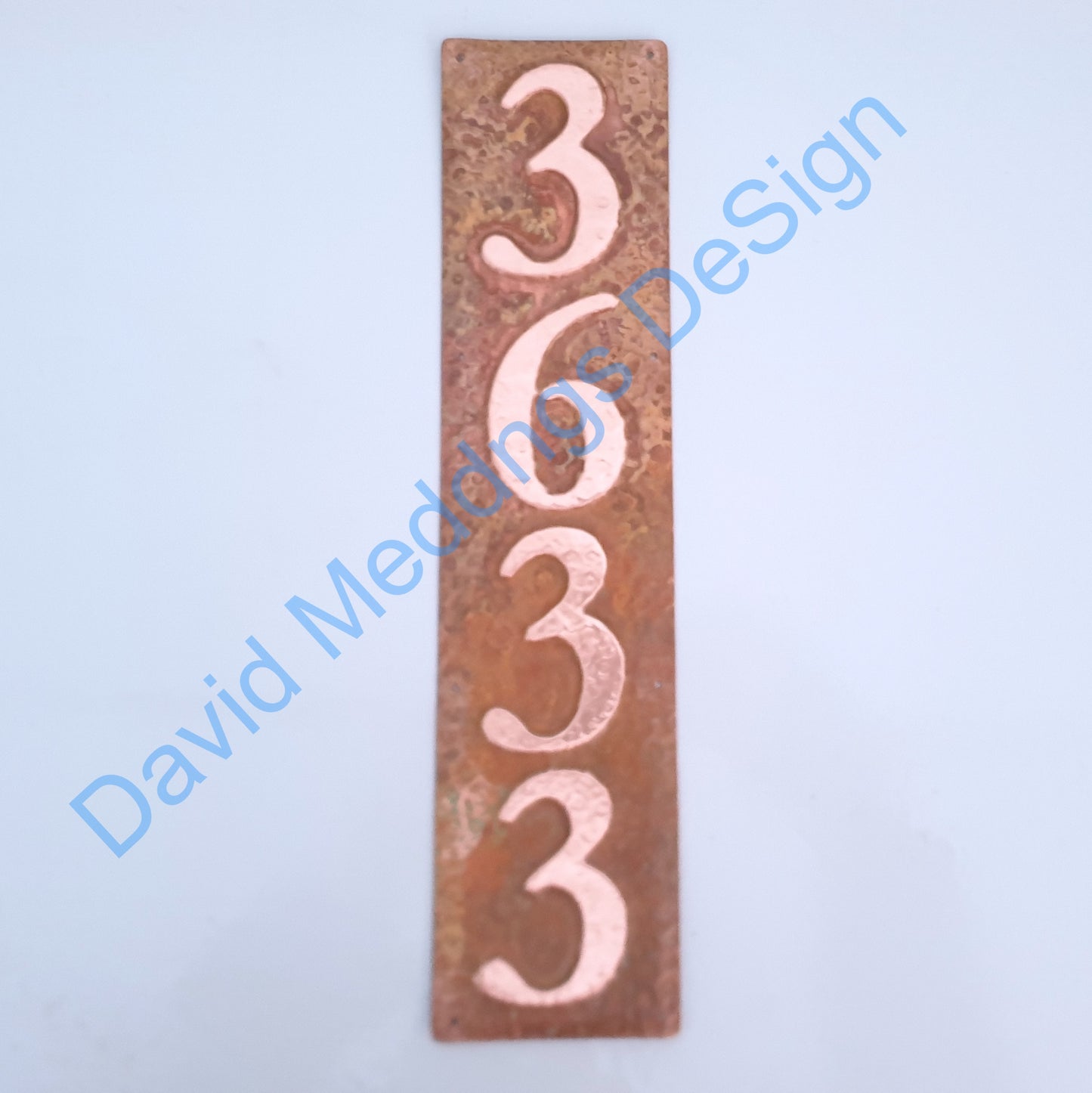 3633 real copper hammered plaques traditional for post