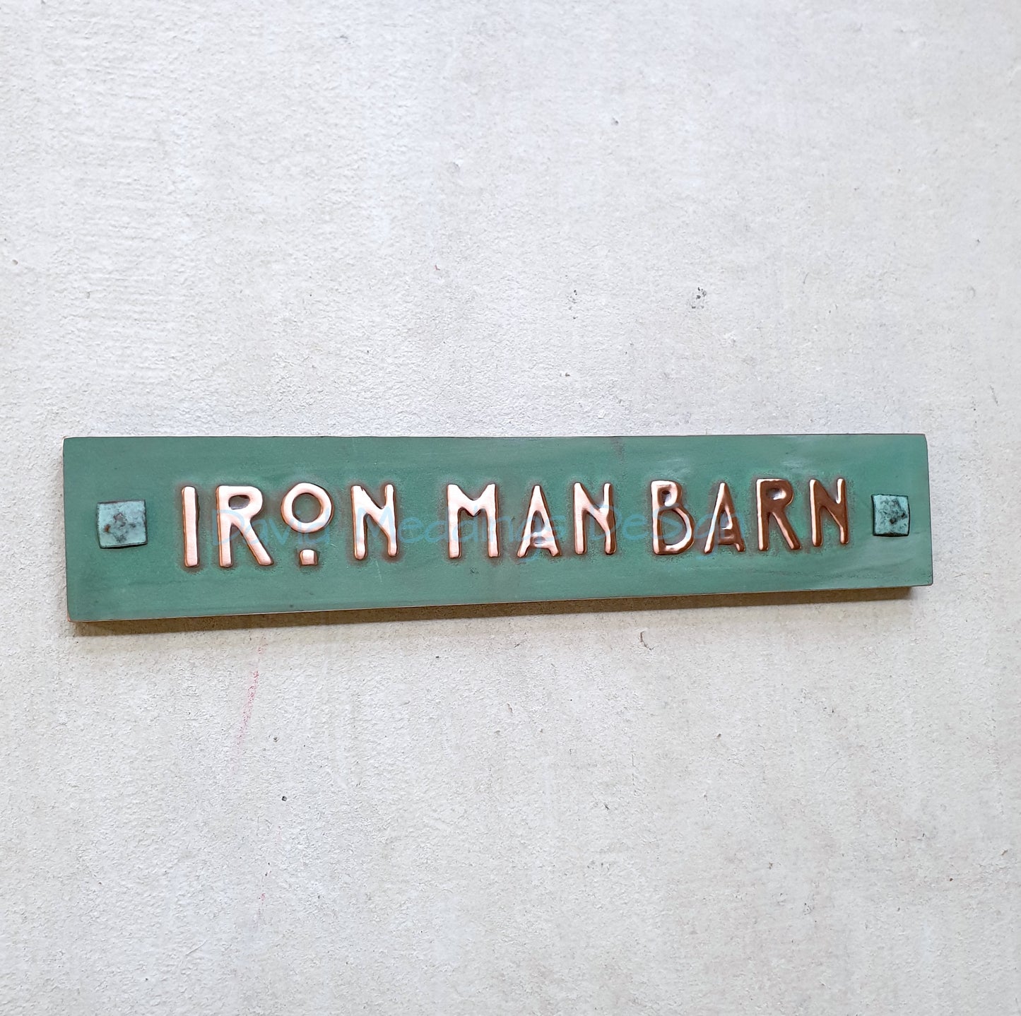 Arts and Crafts Mission Mackintosh Copper Sign Plaque