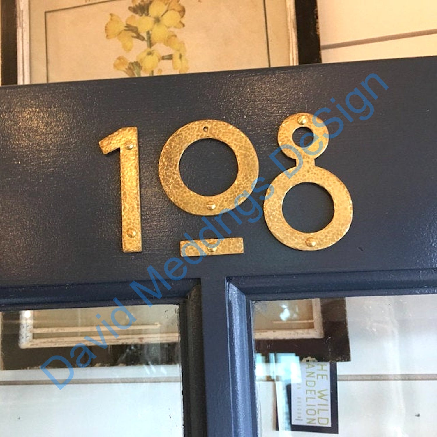 Brass Cutout Numbers