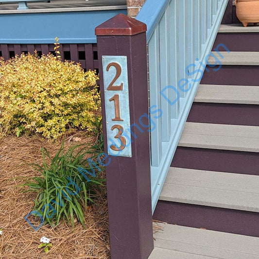 213 real copper green plaques traditional  for post
