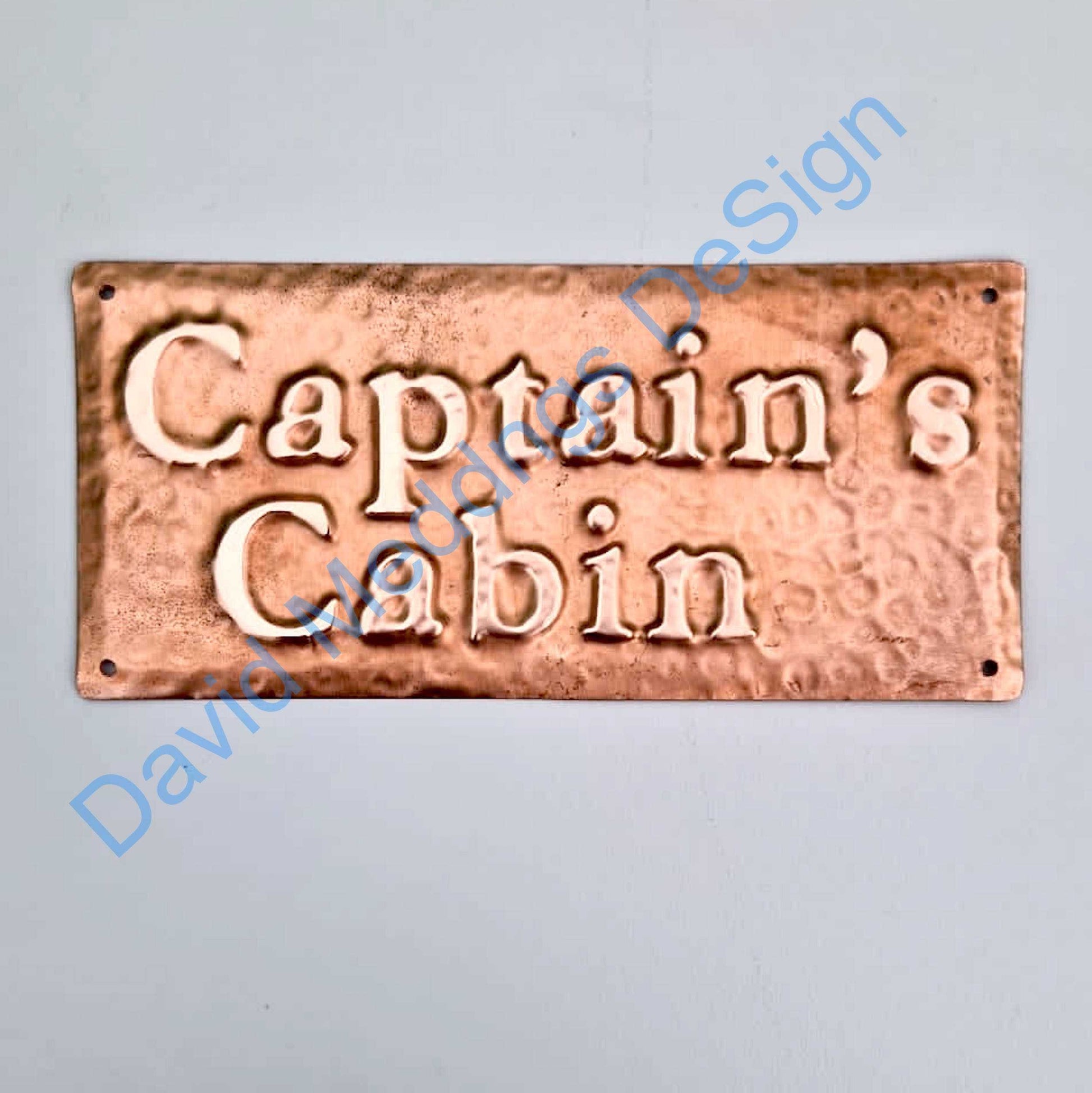 Captain Cabin nautical door plaque